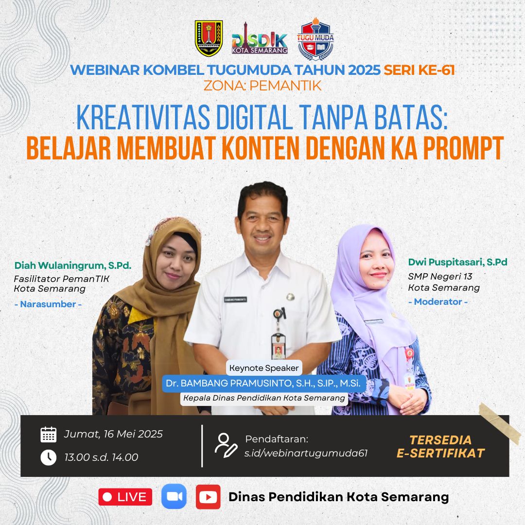 WEBINAR KOMUNITAS BELAJAR TUGUMUDA SERI KE-61